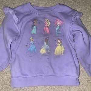 Disney Purple Princess Sweatshirt